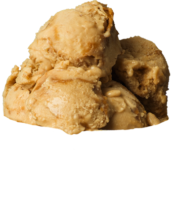 scoop of Peanut Butter Bomb ice cream